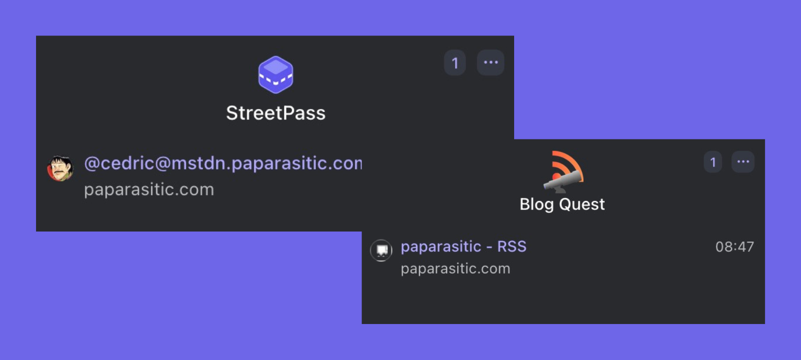 StreetPass et Blog Quest