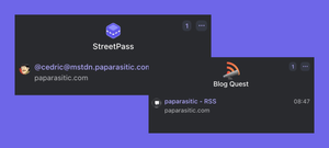 StreetPass et Blog Quest